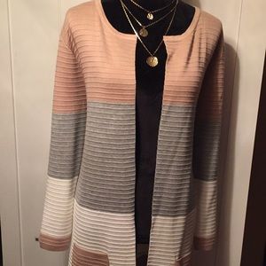 Long multicolor cardigan
